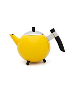 Theepot Duet Design Meteor 1,2L okergeel