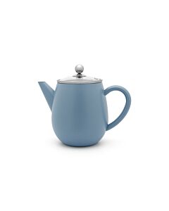 Theepot Duet Eva 1,1L ijsblauw