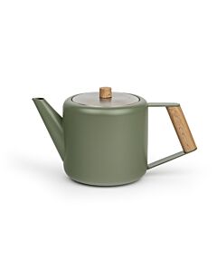 Theepot Duet Design Boston 1,1L legergroen
