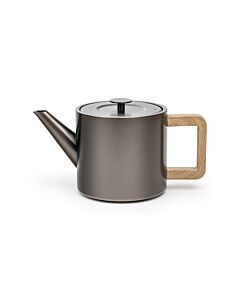 Theepot Duet Design Narvik 1,1L metallic grijs