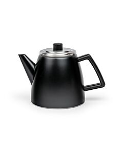 Theepot Duet Odense 1,1L mat zwart