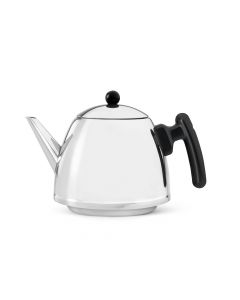 Theepot Duet Classic 1,2L zwart beslag