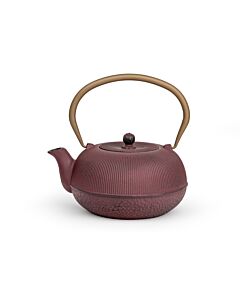 Theepot Sichuan 1L gietijzer pruim
