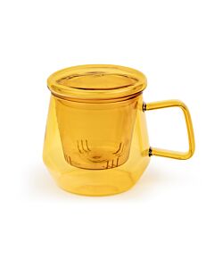 Tea for one Livorno glas amber 290ml