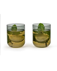 Glas Padua grijs 400ml s/2