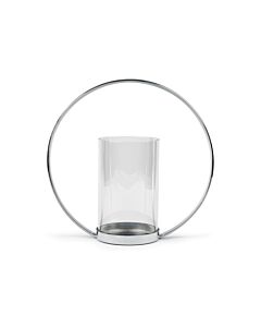 Windlicht Elana zilver kleur