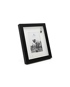 Fotolijst Huisdier+ashouder 10x15 pp zwart