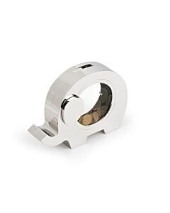 Spaarpot Olifant zilver kleur
