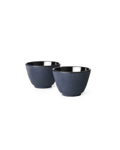 Kopjes Xilin gietijzer blauw set/2