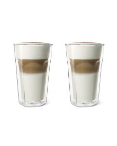 Dubbelw. glas Latte Macchiato 280ml s/2