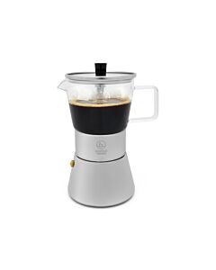 Espressomaker Otto 4-kops rvs