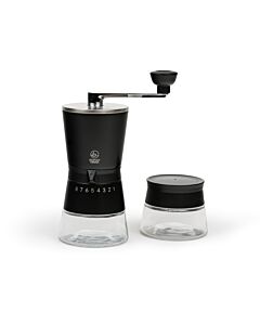 Giftset koffiemolen Bologna zwart