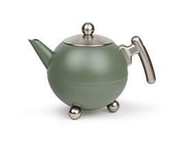 Theepot Duet Bella Ronde 1,2L legergroen