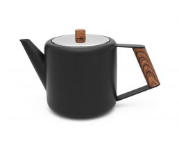 Theepot Duet Design Boston 1,1L mat zwart