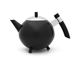 Theepot Duet Design Meteor 1,2L zwart