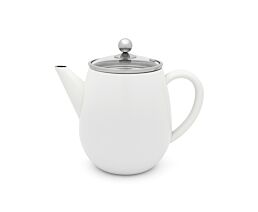 Theepot Duet Eva 1,1L wit