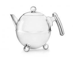 Theepot Bella Ronde 1,5L chroom besl.