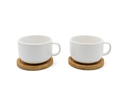 Theekop Umea 250ml wit s/2