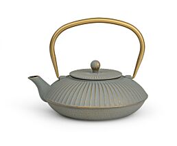 Theepot Linhai 1,1L gietijzer grijs