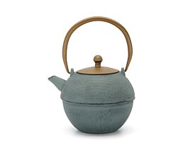 Theepot Sakura 1,2L gietijzer blauw 