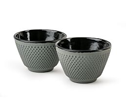 Kopjes Xilin gietijzer lichtgroen s/2