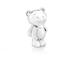 Spaarpot Twinkle 14.5x7.5x7.5cm zilver kleur