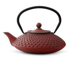 Theepot Xilin 1,25L gietijzer rood