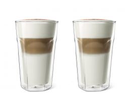 Dubbelw. glas Latte Macchiato 280ml s/2