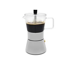 Espressomaker Otto 4-kops rvs