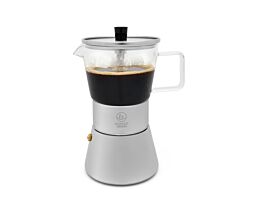 Espressomaker Otto 4-kops rvs