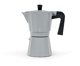 Espressomaker Moshi grijs 6-kops