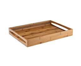 Dienblad M 47,5x35x6cm donker bamboe