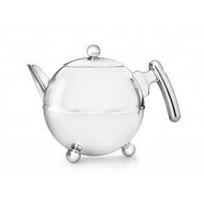 Theepot Duet® Bella Ronde 1,2L, chroom beslag